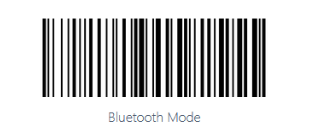 Bluetooth Mode barcode that puts the scanner into Bluetooth pairing mode.